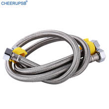 Kitchen Bathroom Faucet Hose Stainless Steel Hot Cold Water Supply Pipe 2 PCS Mixer Plumbing Hoses Copper Nut Pipe Faucets Part 2024 - buy cheap