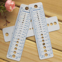 1pcs Knitting Needle Gauge Inch Sewing Ruler Tool  2-10mm Sizer Measure Sewing Tools UK US Canada Sizes 2024 - buy cheap