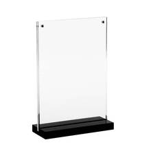 100*200mm Acrylic Magnetic Sign Holder Table Number Menu Counter Poster Stand Display Frame 2024 - buy cheap