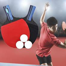 Professional Table Tennis Racket Set Student Pong Sports Racket Paddle Set 3 Equipment Balls With Pong Clapper Ba Q9Q8 2024 - buy cheap