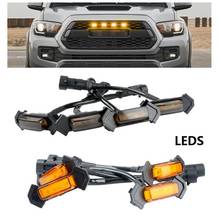 Auto Tacoma Grill Grills Led Leds Fit for Toyota Tacom style 2008-2020 Ember Color Car Styling 2024 - buy cheap