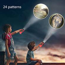 Kuulee мультфильм Динозавр проектор фонарик с 24 Проекционные слайды детская игрушка высокое качество Детские интересные игрушки 2024 - купить недорого