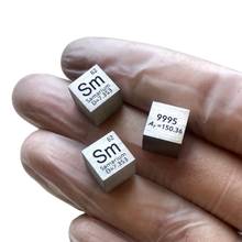 Sm Samarium Cube sello de vidrio a granel Pure 99.95% tabla periódica de elementos metálicos de tierras raras para bricolaje, investigación, estudio, educación escolar 2024 - compra barato