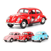 1:36 Alloy Beatle Diecasts & Toy Vehicles Model Cars Collection Pull Back Model Cars Kids Toys Christmas Birthday Gifts 2024 - buy cheap