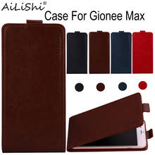 Ailishi caso para gionee max luxo flip qualidade superior caso de couro do plutônio gionee exclusivo 100% telefone capa protetora pele + rastreamento 2024 - compre barato