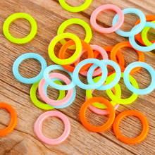 100 Pcs Crochet Mark Circle Ring Locking Stitch Markers Plastic Hook DIY Craft Knitting Latching Weave Tool Sewing Accessories 2024 - buy cheap