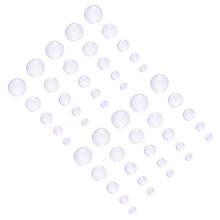 50 peças diy cabochons de vidro, cabochão de cúpula de vidro transparente, redondo 10/12/16/20/25mm 2024 - compre barato