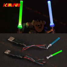 1pcs Usb LED light lightsaber MOC figure Building blocks Weapon City Simulation Lighting display Battlefield layout 2024 - buy cheap