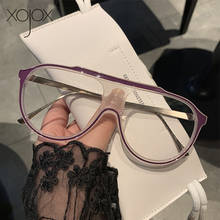 Xojox oversiamese óculos quadro para mulher bloqueando azul luz computador óculos para homens vintage tendência goggle 2021 2024 - compre barato