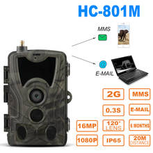 SUNTEKCAM  Hunting Camera Trail Camera SMS/MMS/SMTP 2G 20MP 1080P HC801M Photo Traps 0.3s Trigger Trap Wildlife Surveillance 2024 - buy cheap