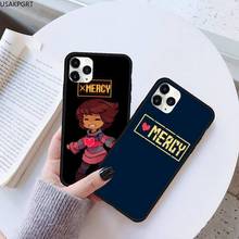 Резиновый чехол USAKPGRT для телефона с изображением милосердия Undertale для iPhone 11 pro XS MAX 8 7 6 6S Plus X 5S SE 2020 XR 2024 - купить недорого