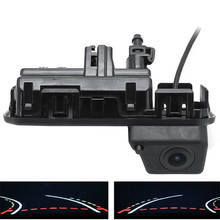 HD 1080P Trajectory Tracks Car Rear View Camera Trunk handle For Audi Q2 Q3 Q5 A5 A6 VW Passat Bora Skoda karoq Kodiaq 2024 - buy cheap