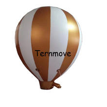 Globo de aire caliente de helio de PVC 2mH, globos inflables colgantes para fiesta/evento/espectáculo/publicidad/exposición 2024 - compra barato