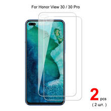 Закаленное стекло для Honor View 30 / View 30 Pro V30, защита экрана, защитная пленка HD Clear 0,3 мм 9H, твердость 2.5D 2024 - купить недорого
