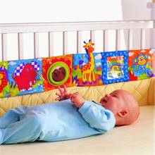 baby bed bumper Cartoon animal Crib bumper Toys Baby Cloth Book Rattles Knowledge Around Multi-Touch Bed Bumper for Kids 2024 - buy cheap
