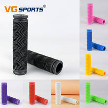 Rubber bicycle grips MTB bike handlebar grips BMX mountain road fixie bike soft grips antiskid shockproof stable cheap 2024 - buy cheap