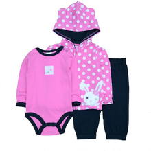 Conjunto de ropa informal para bebé, traje de moda para niño y niña, monos + Pantalones deportivos, conjunto de ropa para niño de otoño 2024 - compra barato