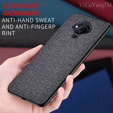 Business Fabric Cloth Phone Case for Vivo S1 V11 V15 V17 X27 Y12 Y15 Y17 Y19 iQOO Neo Pro 5G NEX 3 Z5 Soft TPU Case Cover Coque 2024 - buy cheap