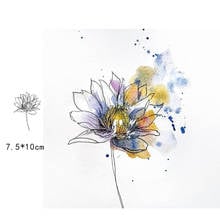 Flowers Blooming Clear Stamps for DIY Scrapbooking Card Transparent Rubber Stamps Making Album Paper Crafts Decor New Stamps 2024 - buy cheap