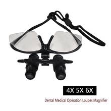 Lupa Dental Binocular Kepler 4X 5X 6X, Marco médico para cirugía, lupa quirúrgica, lupa para operación médica 2024 - compra barato