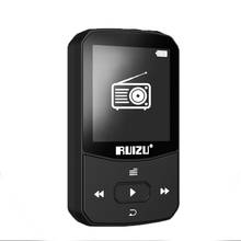2021 RUIZU X52 спортивный мини Bluetooth MP3-плеер, музыкальный плеер с поддержкой TF-карты, FM-радио и запись, электронная книга. 2024 - купить недорого