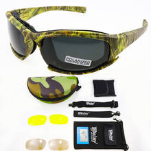 Поляризованные тактические очки Daisy X7, фотохромные мужские армейские солнцезащитные очки, военные очки для стрельбы, очки для пеших прогулок, UV400 2024 - купить недорого