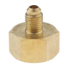 Brass  Tank Adapter Vacuum Pump Adapter Fittings W21 To 1/4'' SAE 2024 - buy cheap