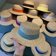 2022 New  Straw Hats Fashion Summer Boater Top Hat for Women Men Beach Sun Protection Cap Sombreros De Sol Chapeau Paille Gorro 2024 - buy cheap