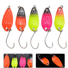 5Pcs 3cm 3g Sequin Spoon Fishing Lures Hard Baits With Single Hook Artificial Baits Swimbaits Fishing Tackle Lure Hig Quality 2024 - buy cheap