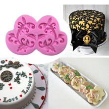 European Lace Decorative Shape Silicone Cake Mold DIY Clay Drop Mold B012 2024 - buy cheap