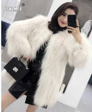 Hot Fashion High-end Genuine Real Fur Coat Extra Comfortable Winter Jacket for Women Vintage O-Neck Outwear Women's Fur Coat 2024 - buy cheap