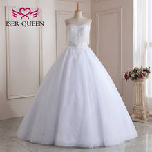 Vestido de novia Vintage blanco con cuentas de cristal, Top de manga corta con borlas, encaje, WX0215 2024 - compra barato