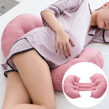 Travesseiro em formato de u para gravidez, suporte para a barriga, travesseiro para grávidas, acessório de massagem abdominal 2024 - compre barato