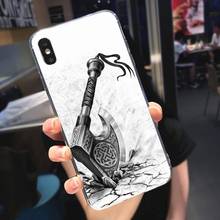 Slavic Viking Symbol Kolovrat Phone Cases Transparent Clear Case For Iphone 11 12 Pro 5s 6 6s 7 8 Plus X Xs Xs Max XR SE 2020 2024 - купить недорого