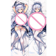 MMF Nov. 2018 bilan hangxian azur lane atago anime sexy IJN Ibuki & KMS Z46 & Belfast pillow cover Dakimakura body pillowcase 2024 - buy cheap