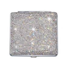 Bling Cigarette Case Shiny Portable Car Storage Box Organizer Exquisite Holder For Cards 18-20 Cigarettes 2024 - buy cheap