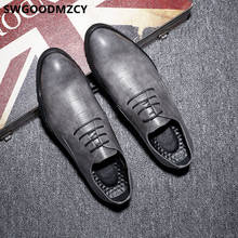 Sapatos de couro genuíno sapatos de couro sapatos de couro para homens de marca italiana sapatos de couro genuíno 2024 - compre barato
