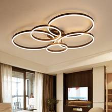 Led round ceiling lamp living room lamp creative personality bedroom lamp room lamp home brown 2024 - buy cheap