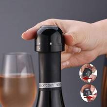 1PC Vacuum Red Wine Bottle Cap Stopper Silicone Sealed Champagne Bottle Stopper Vacuum Retain Freshness Wine Plug Bar Tools 2024 - buy cheap