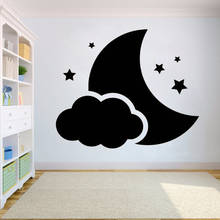 Vinyl Wall Sticker for Bedroom decals moon stars clouds boy girl teenager teen kids room decoration home decor decal HY735 2024 - buy cheap