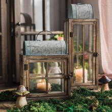 Peças de mesa de decoração para casamento, porta-velas em vidro, moderno, lanterna marrocos 2024 - compre barato