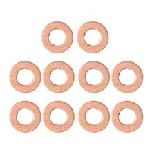 10 pieces High Quality Fuel Injector Shim Washers Gaskets for Volvo S80 V70 2.4D 2.4D5 2024 - buy cheap