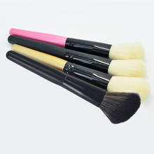 mei nai qi 1Pc Oblique Head Rayon Makeup Brush Cheek Contour Makeup Foundation Powder Blush Brush Beveled Tip Brush 2024 - buy cheap