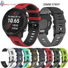 Pulseira de silicone colorida para relógio inteligente, pulseira para garmin forerunner 245 645 vivoactive 3 vivomove hr, 2024 - compre barato