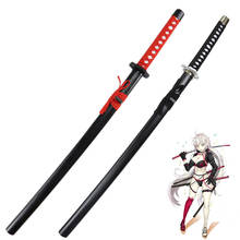 [Funny] 100cm Cosplay Fate Grand Order Alter Jeanne D'Arc weapon wooden Sword model Japan Samurai Sword Anime Costume party gift 2024 - buy cheap