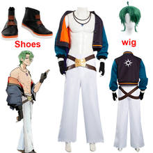 Traje de Cosplay para hombre, conjunto completo de pelucas y zapatos, traje de Cosplay, traje de anime, Cosplay, Halloween y Carnaval, modelo SK8 the Infinity Joe/Kojirou Nanjou 2024 - compra barato