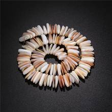 Natural 5-18MM Brown Teeth Shape Mother of Pearl Shell Beads Charms Accessories For Personality Earrings Necklace Bracelet DIY 2024 - buy cheap