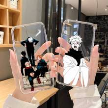 Jujutsu Kaisen Sukuna anime Phone Case Transparent soft For iphone 5 5s 5c se 6 6s 7 8 11 12 plus mini x xs xr pro max 2024 - buy cheap