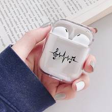 Funda para auriculares Apple AirPods 1 2, funda transparente de TPU suave para Airpods 2024 - compra barato