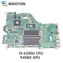NOKOTION-placa base para ordenador portátil Acer aspire E5-575, SR2EY, E5-575G, CPU 940MX, DAZAAMB16E0, NBVDH11004, NB.VDH11.004 2024 - compra barato